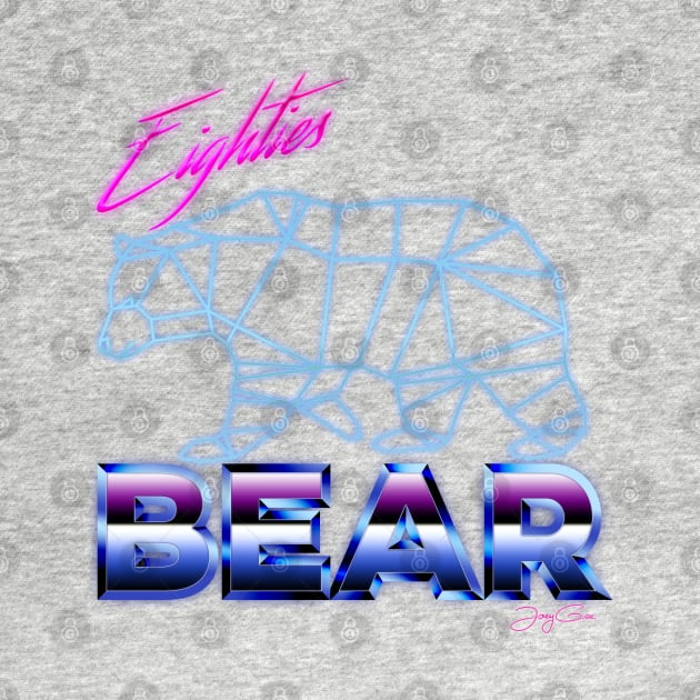 eighties bear by JayGeeArt